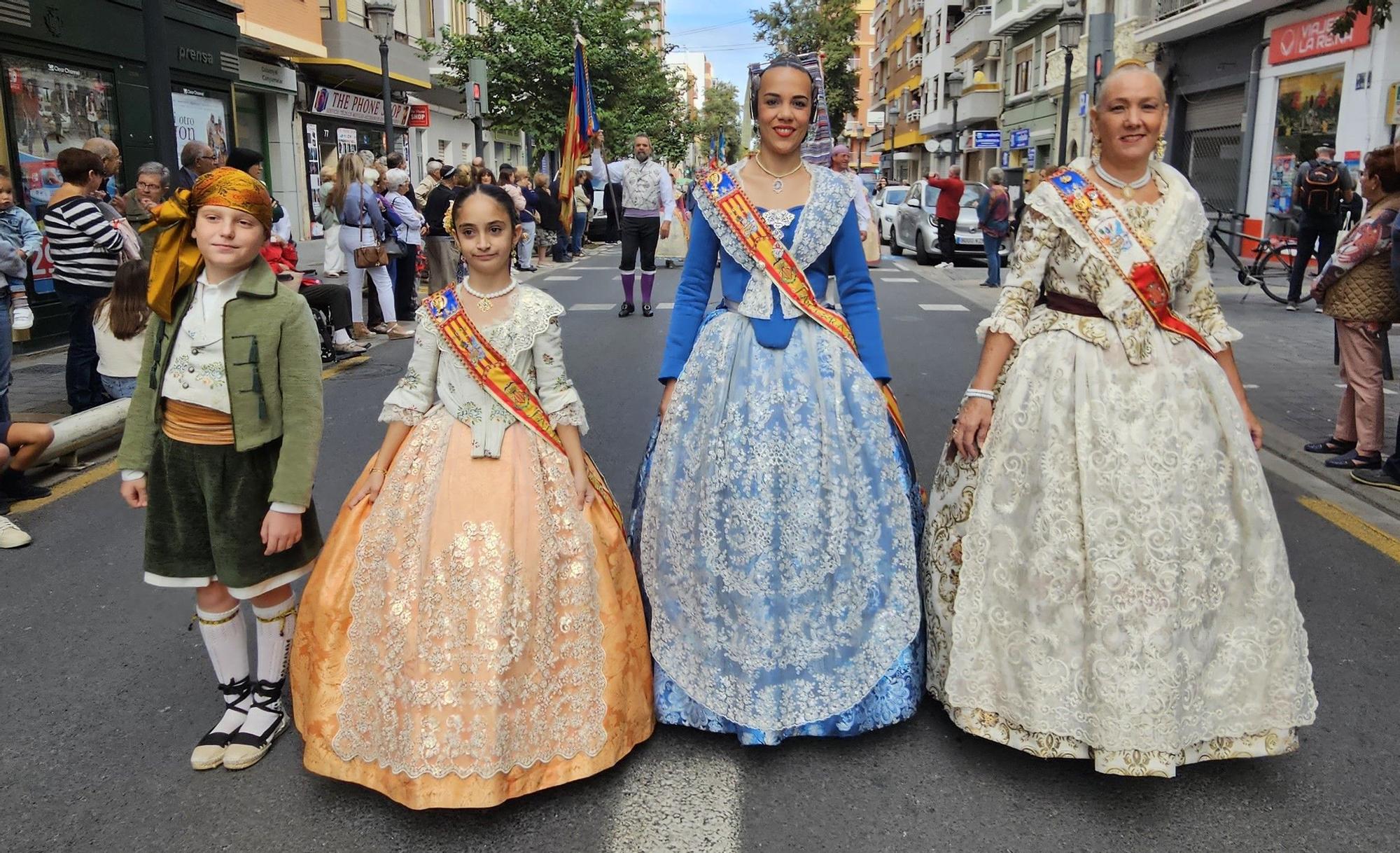 Las comisiones el Marítim, protagonistas en el Homenaje a la Senyera