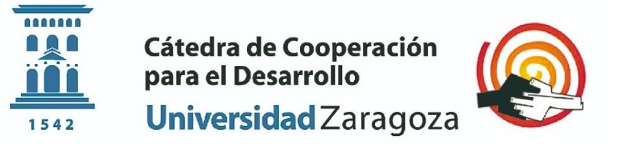 Logo de Cátedra de Cooperación para el Desarrollo de la Universidad de Zaragoza.