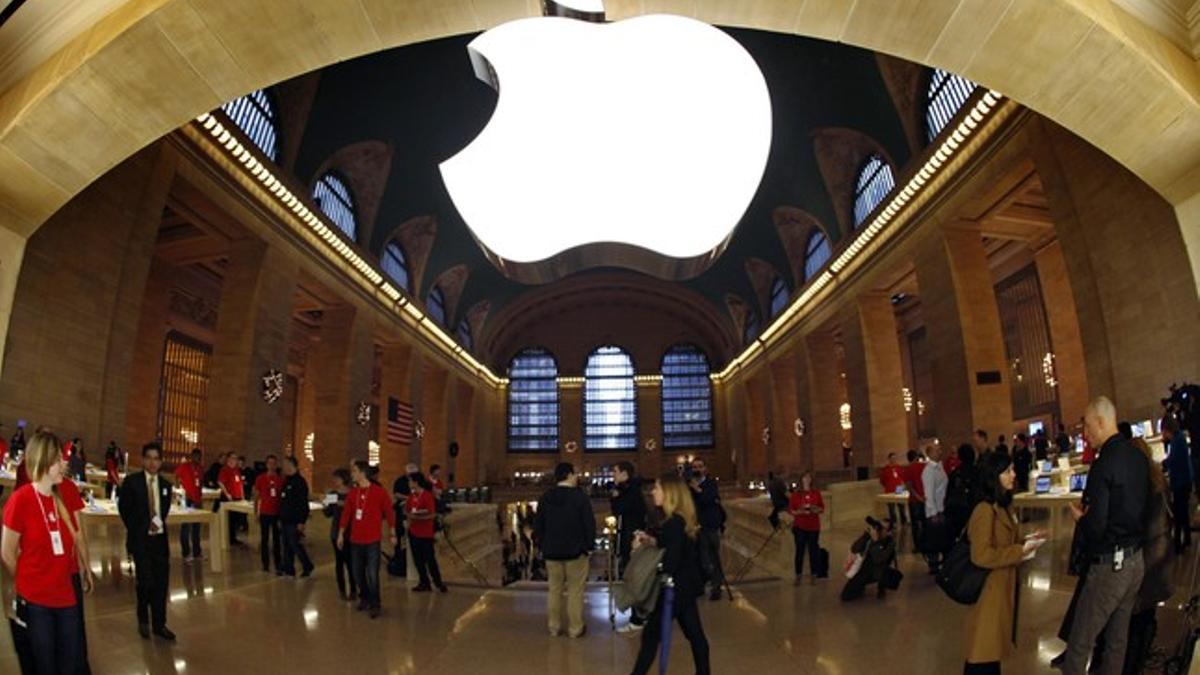 La nueva tienda de Apple en la Central Station de Nueva York.