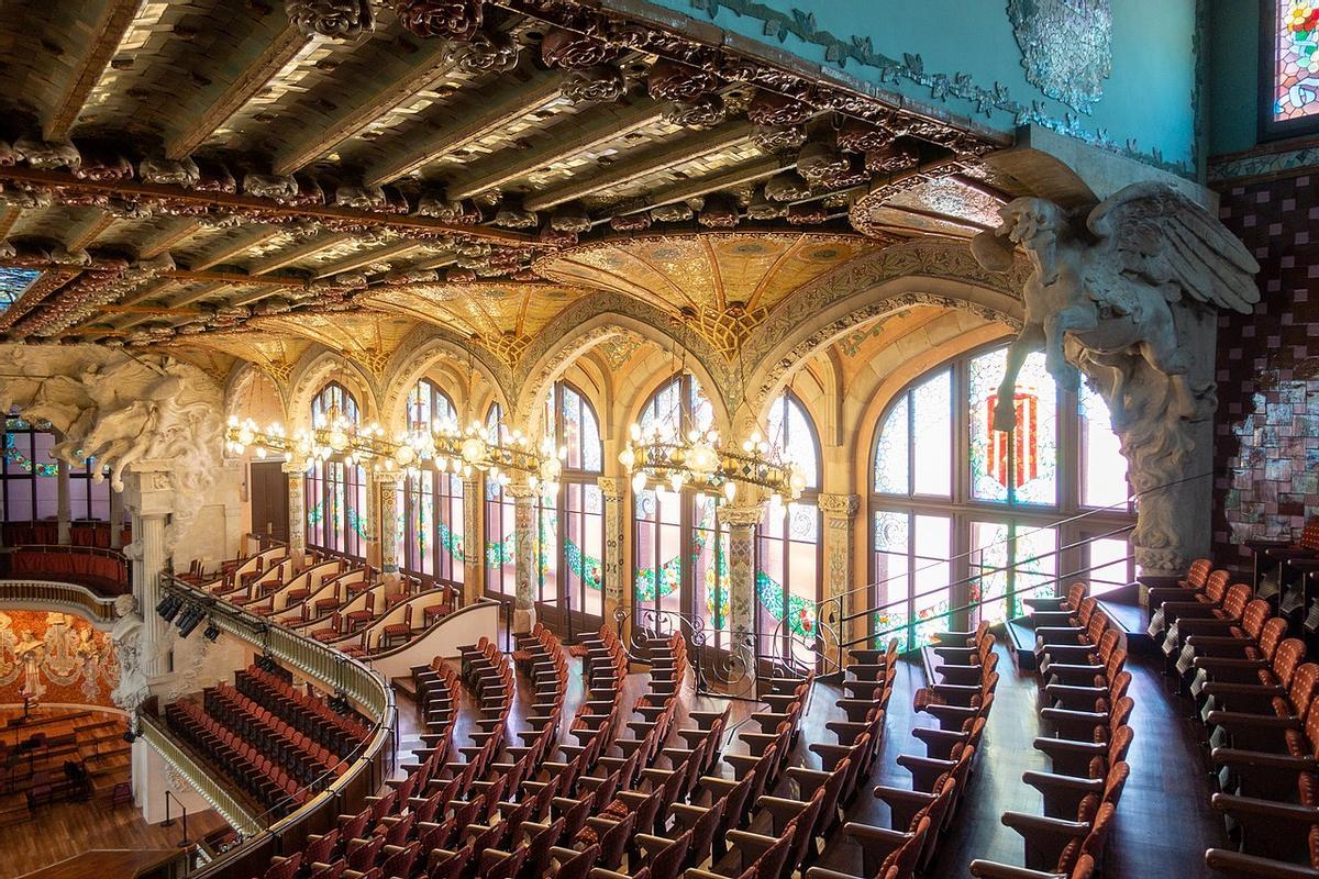 Palau de la Música Catalana en Barcelona.
