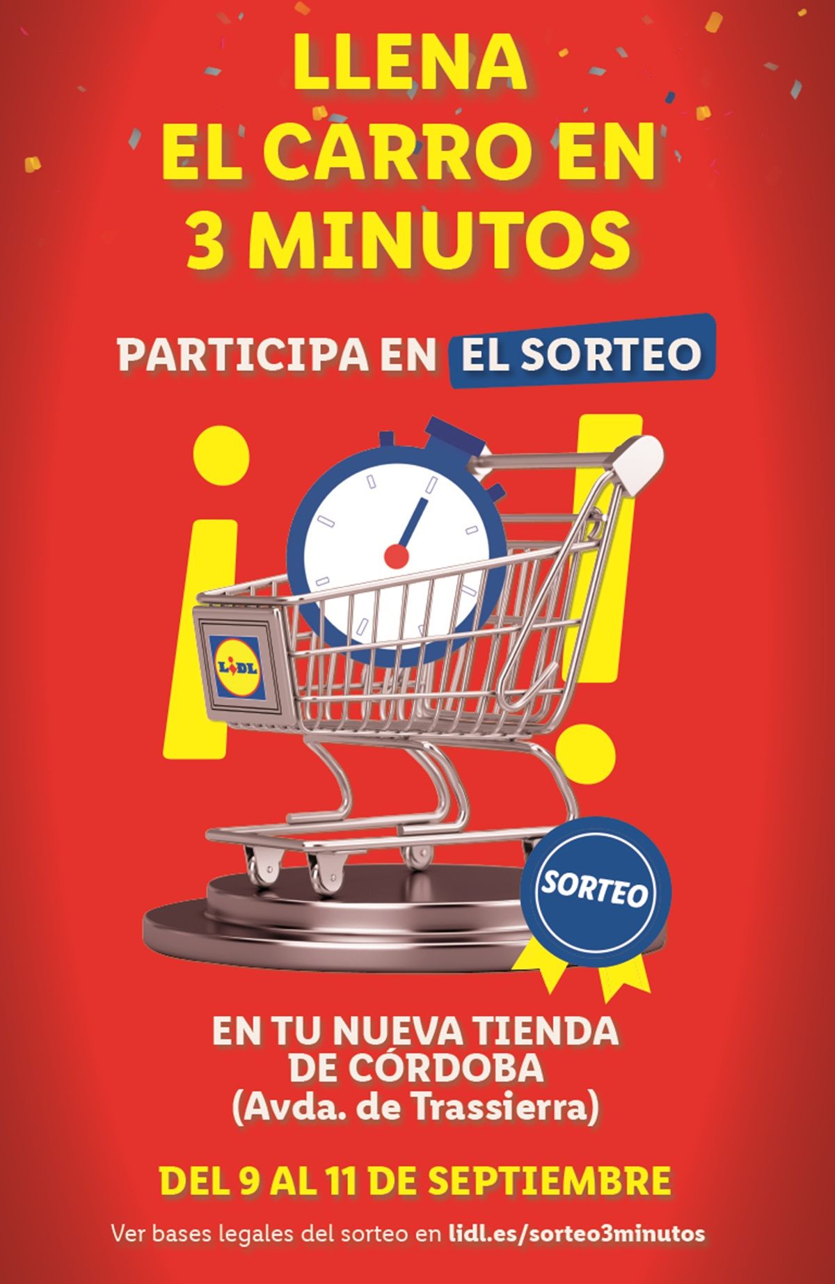 Lidl inicia septiembre sorteando una compra gratis en su tienda de Trassierra