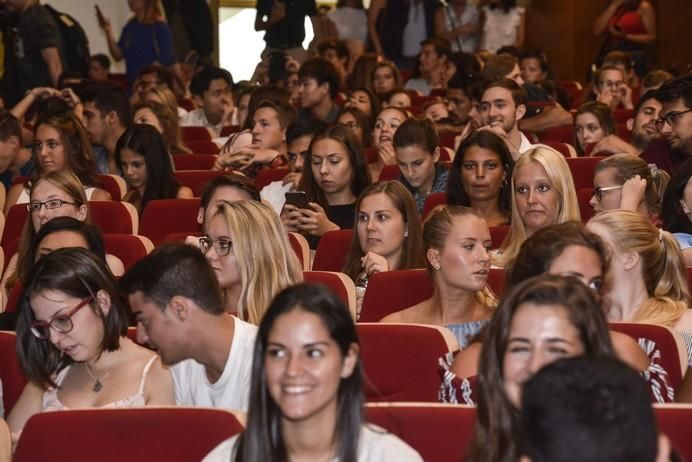 06/2017 TEROR GRAN CANARIA. Bienvenida a los alumnos de Erasmus curso 2017/18 de la ULPGC en Teror. FOTO: J.PÉREZ CURBELO