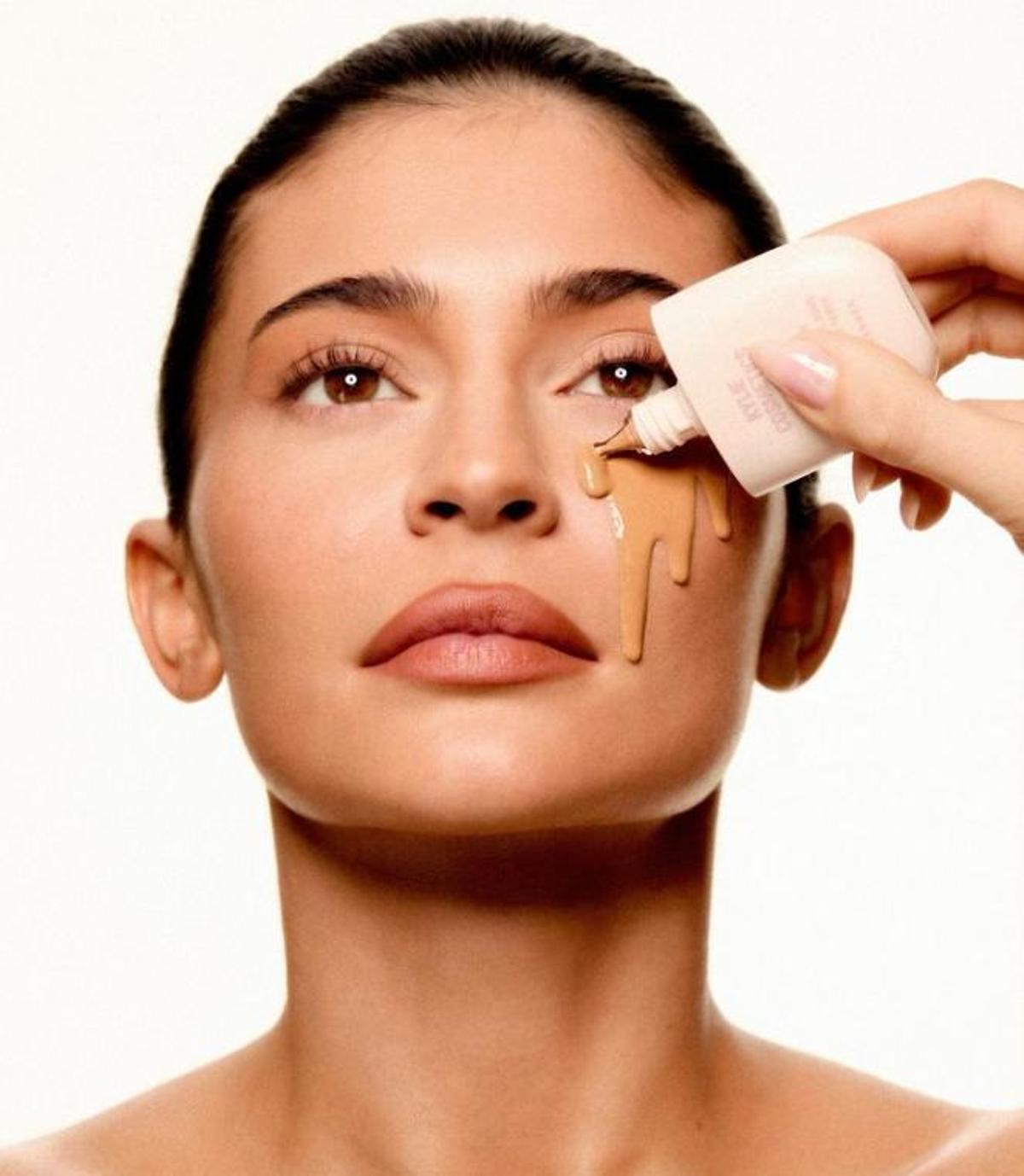 Kylie Jenner en la campaña de un nuevo producto