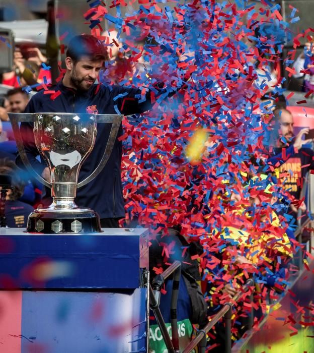 Rua del Barça: les millors fotos de la festa dels campions