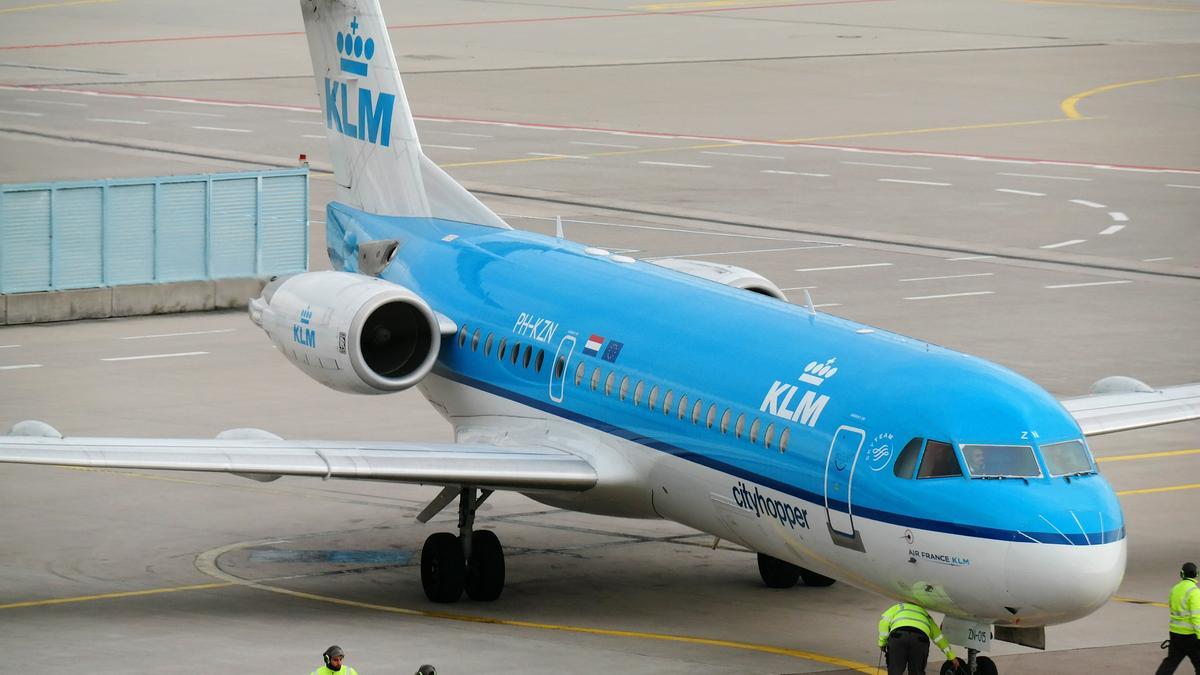 Avión de KLM