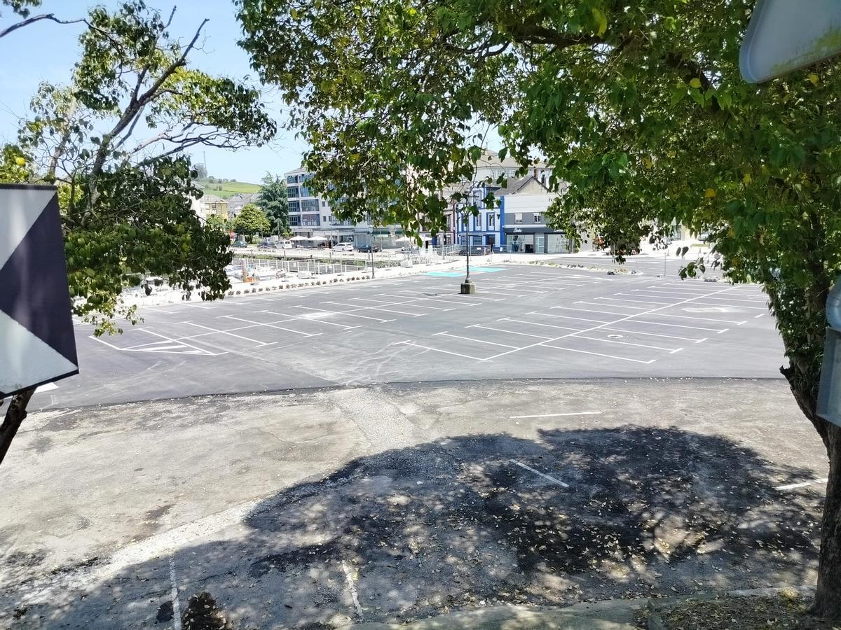 La zona de Dársena de los aparcamientos.