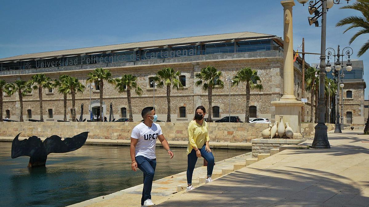 La Universidad Politécnica  de Cartagena.