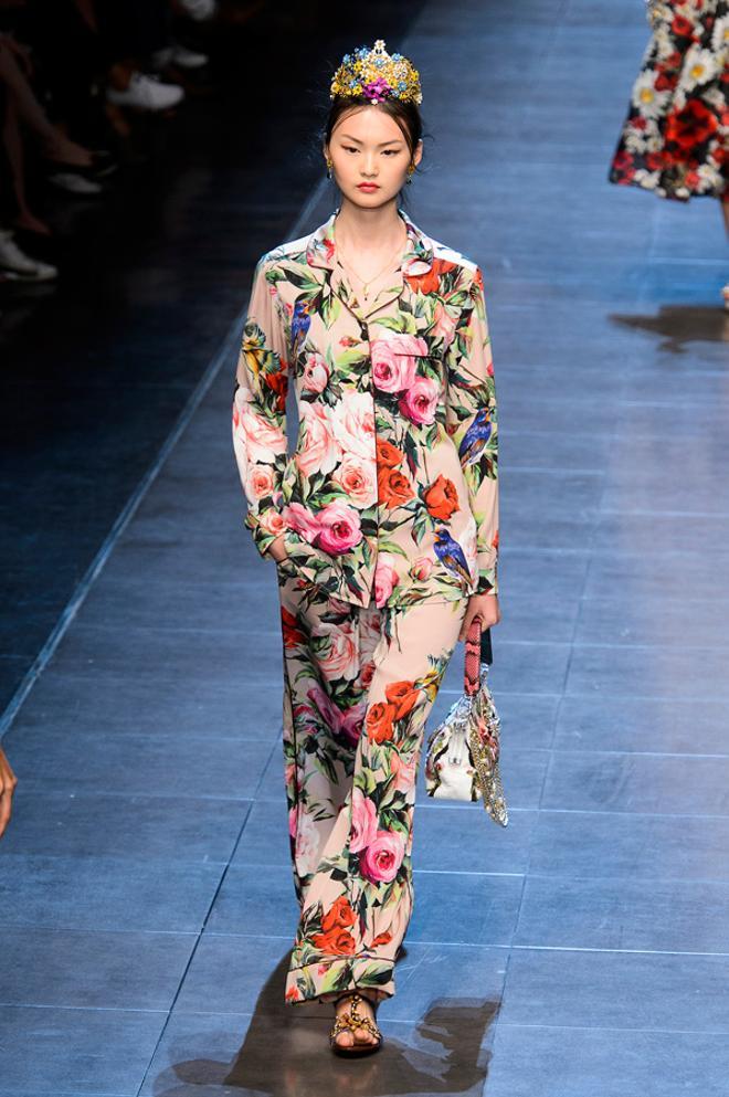 El look pijama de Dolce & Gabbana