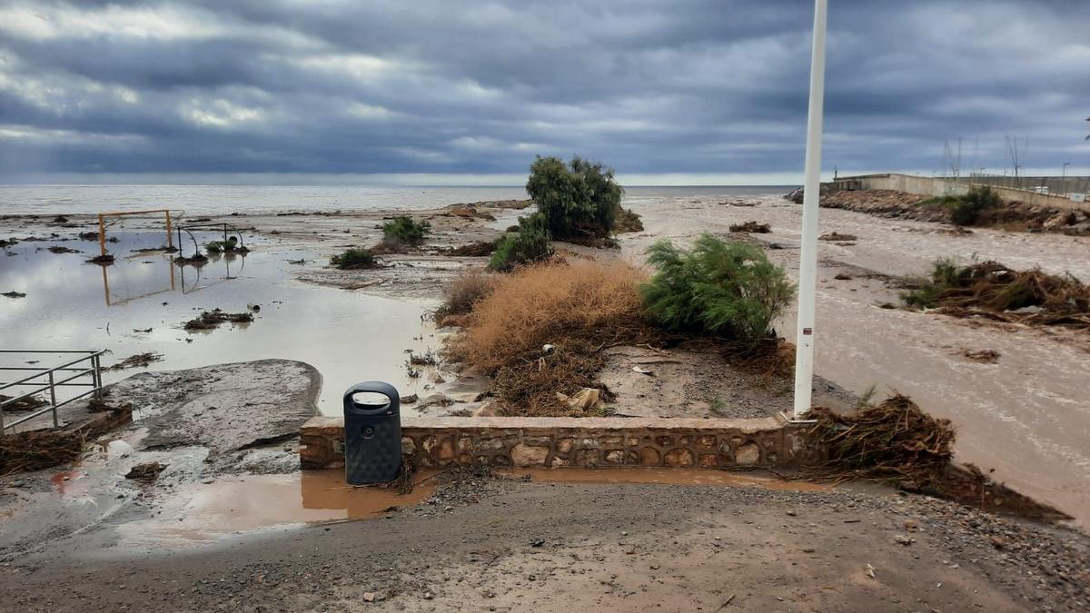 Temporal | Águilas sufre los efectos de la DANA