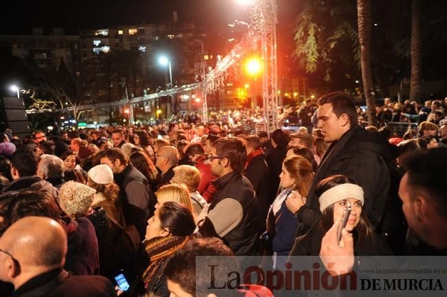 Encendido del Gran Árbol de Navidad de la Plaza Circular de Murcia