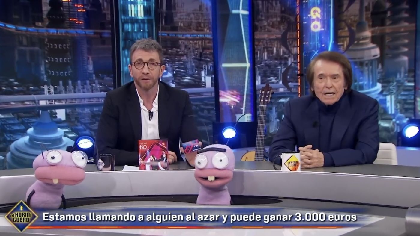 Raphael con Pablo Motos en 'El Hormiguero'