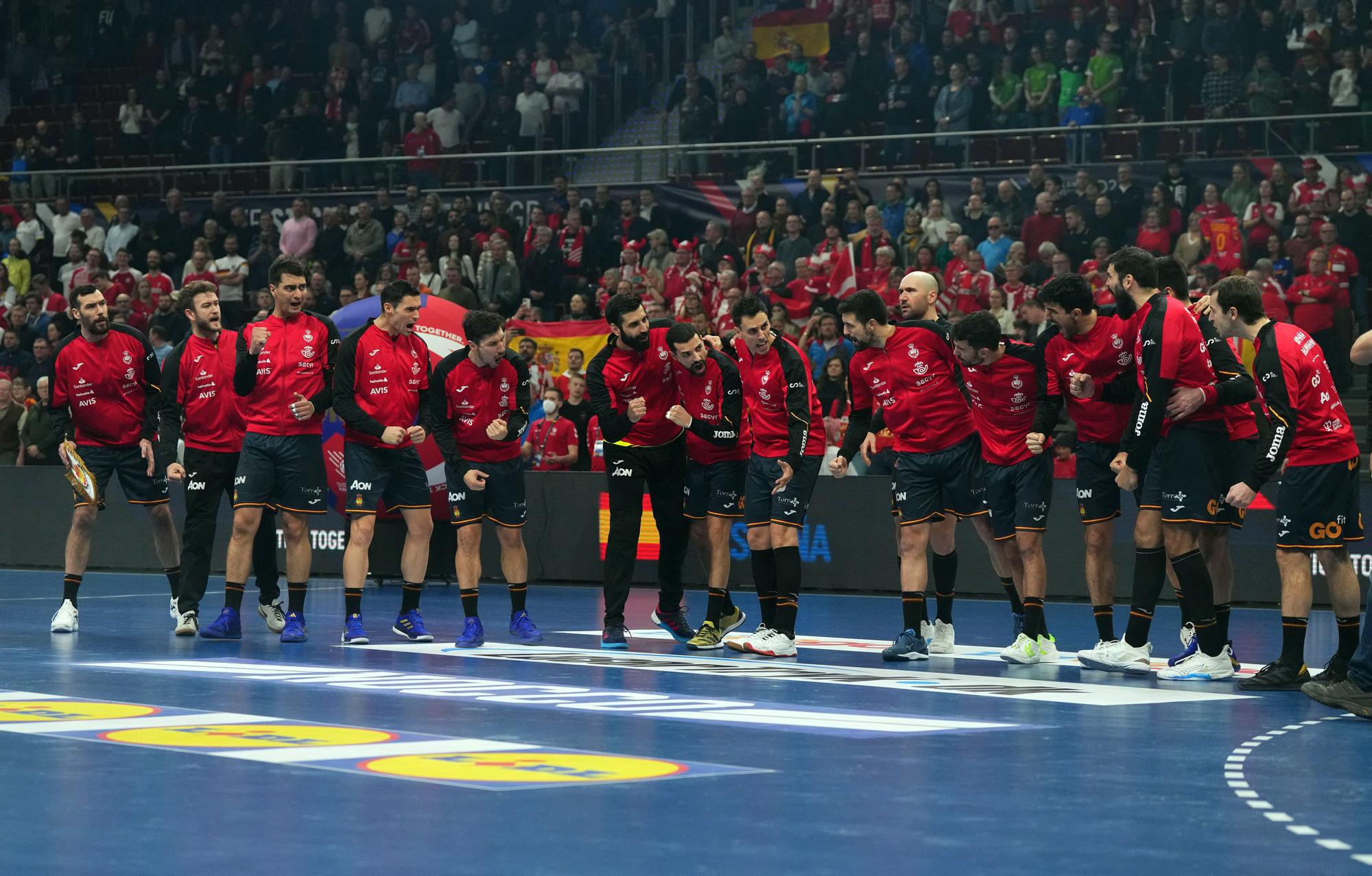 Semifinal del Mundial de balonmano 2023 entre España y Dinamarca