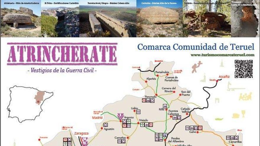 Siete localidades de Teruel muestran los vestigios de la Guerra Civil