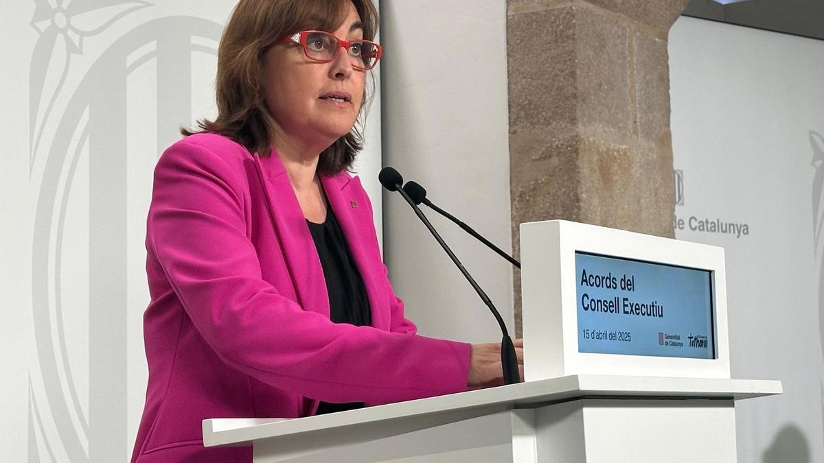 La consellera de Territori, Sílvia Paneque.