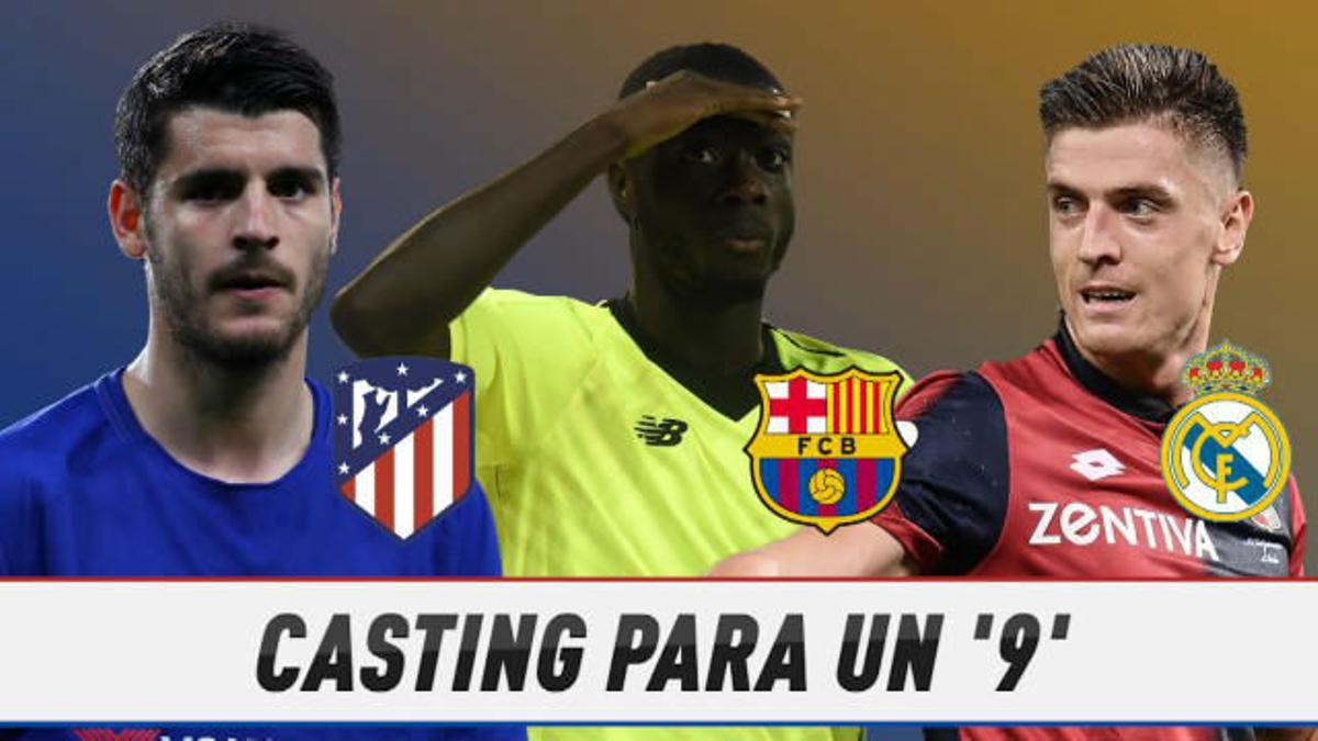 Barcelona, Atlético y Real Madrid buscan un 9 en el mercado