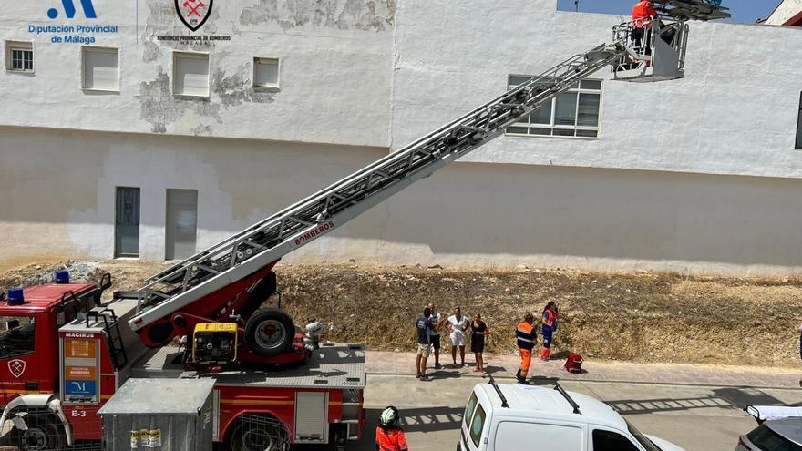 Un obrero se fractura la pierna mientras trabajaba en Ronda