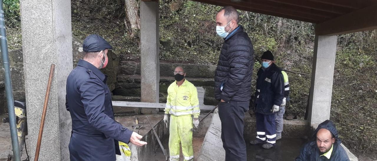 Juncal en el lavadero de Tomadelo, uno de los reformados en los últimos meses.