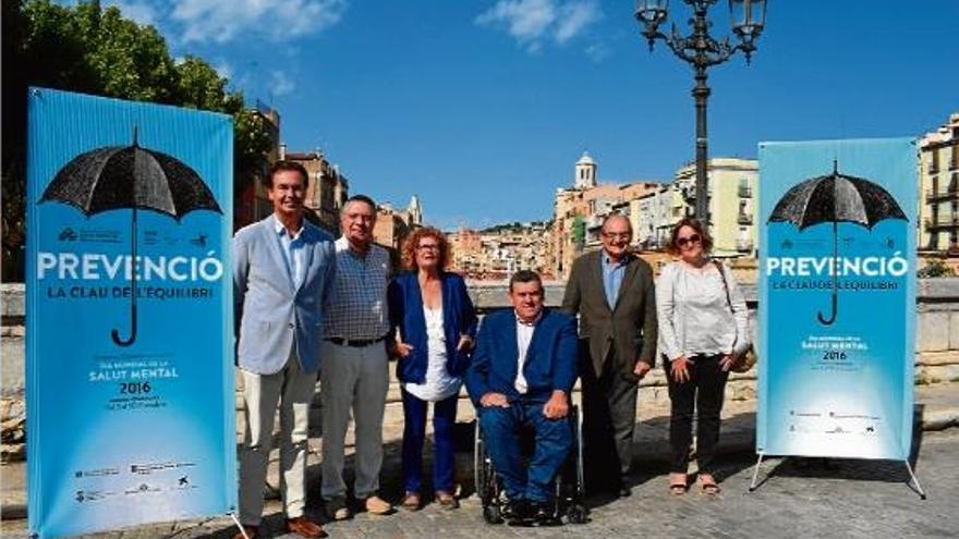 Els presidents i els gerents de les institucions i les entitats que atenen la salut mental a les comarques gironines en diferents sectors.