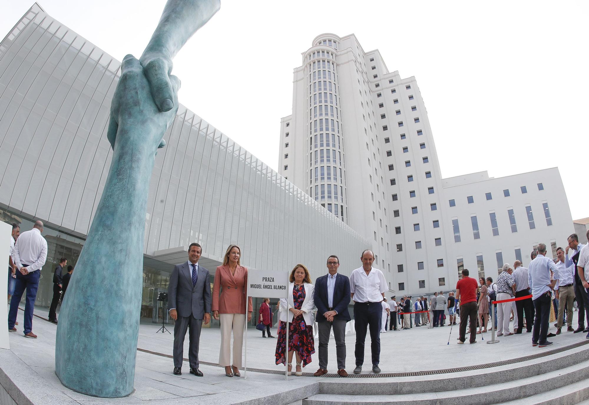 Vigo inaugura una plaza en honor a Miguel Ángel Blanco