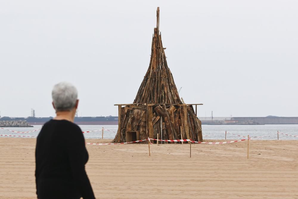 Preparativos San Juan en Gijón