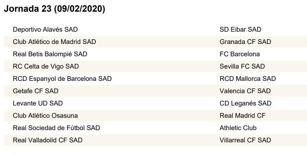 Calendario de LaLiga completo: Valencia CF; Levante UD, Villarreal...