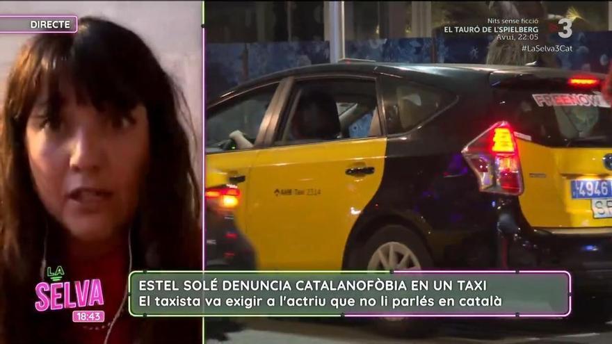 Una actriz denuncia catalanofobia y responde con firmeza a un taxista