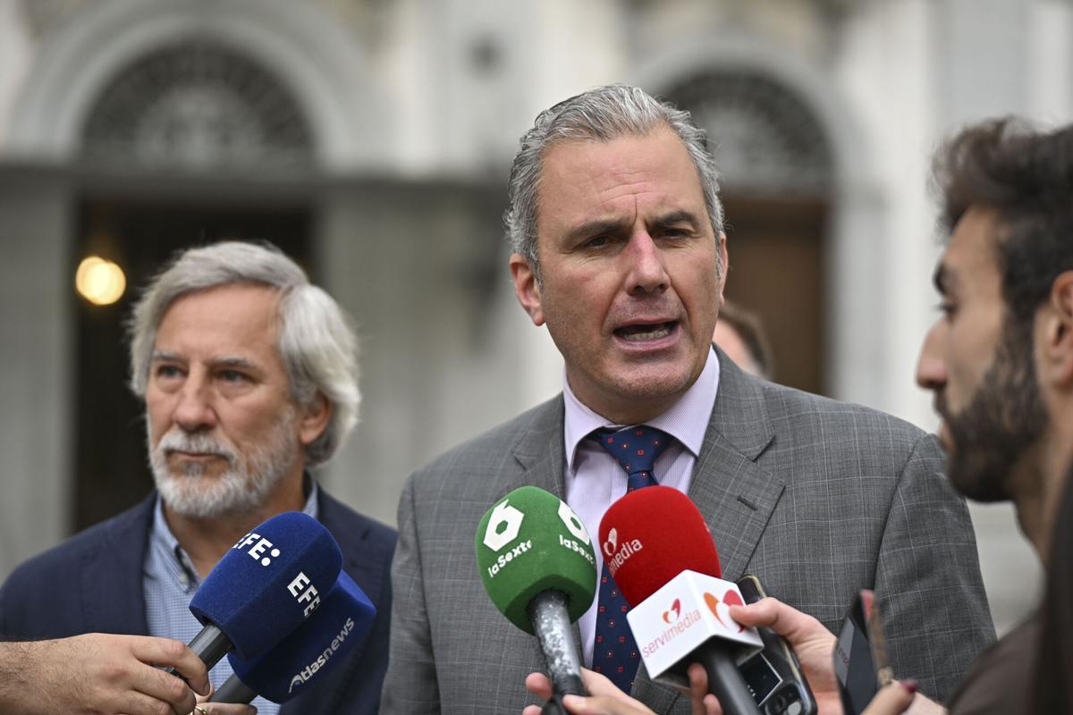 El portavoz de Vox en el Ayuntamiento de Madrid, Javier Ortega Smith.