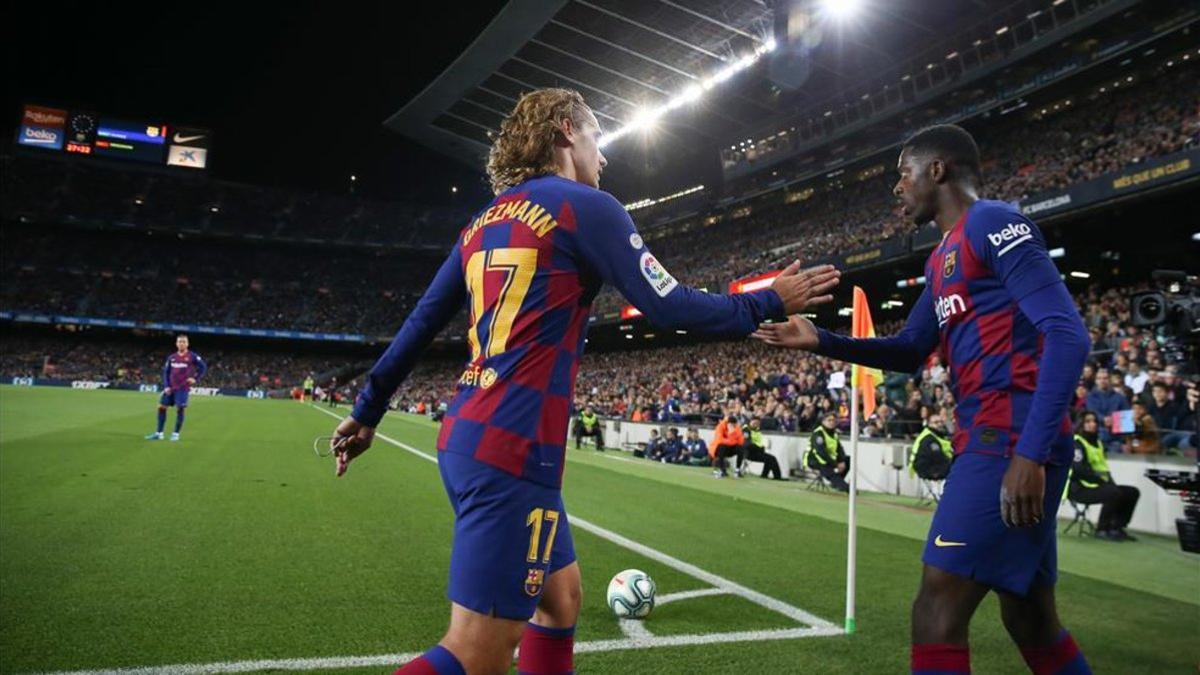 Griezmann y Dembélé no terminan de consolidarse