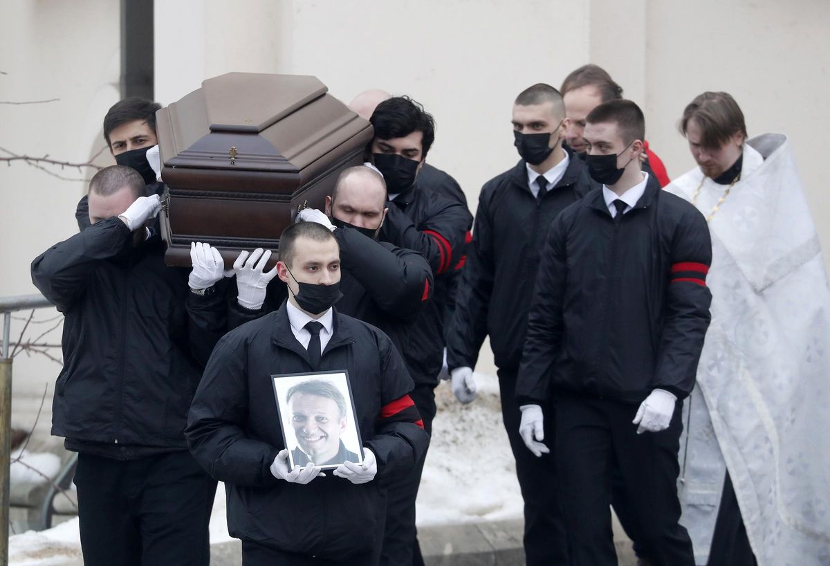 Funeral for Russian opposition leader Alexei Navalny in Moscow