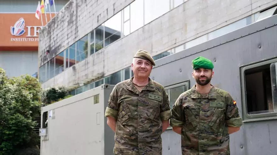 Cientos de militares se instalan en el Ifevi para el Día de las Fuerzas Armadas