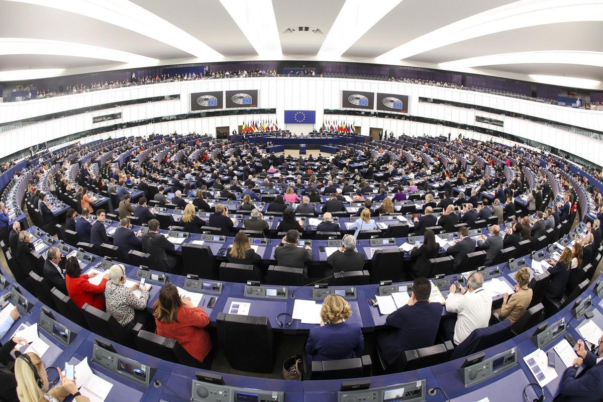 Pleno del Parlamento Europeo, en Estrasburgo, en una imagen de archivo.