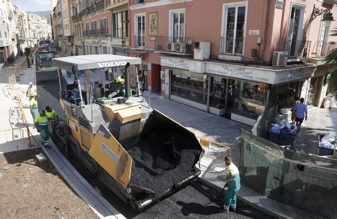 Últimos trabajos para reabrir el entorno de la Tribuna de los Pobres