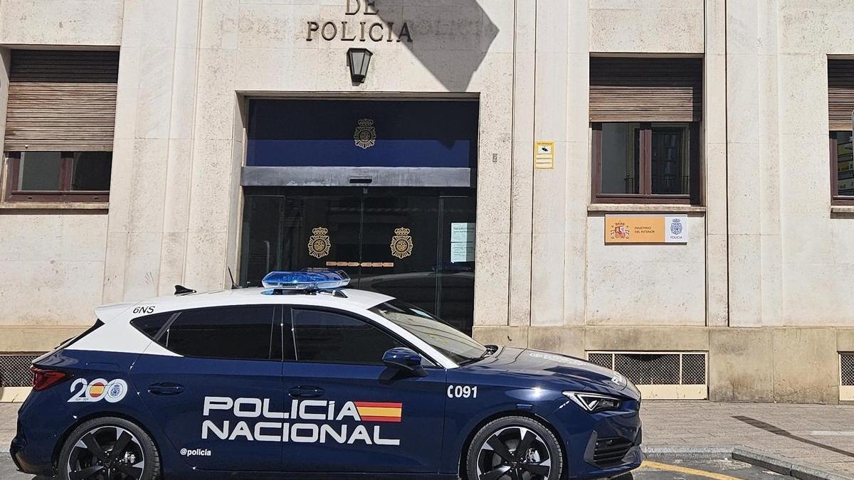 Fachada de la Jefatura Superior de la Policía Nacional en Murcia.
