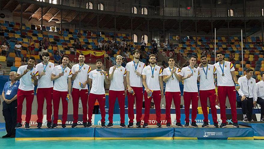 La selección de voleibol.