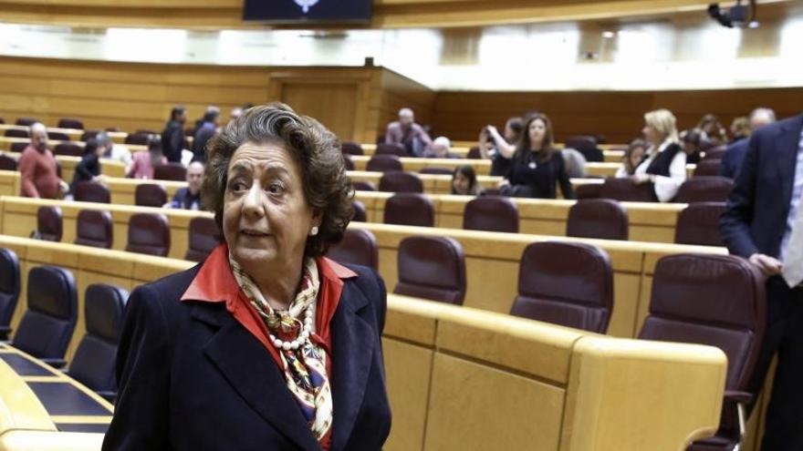 Rita Barberá, en el Senado.