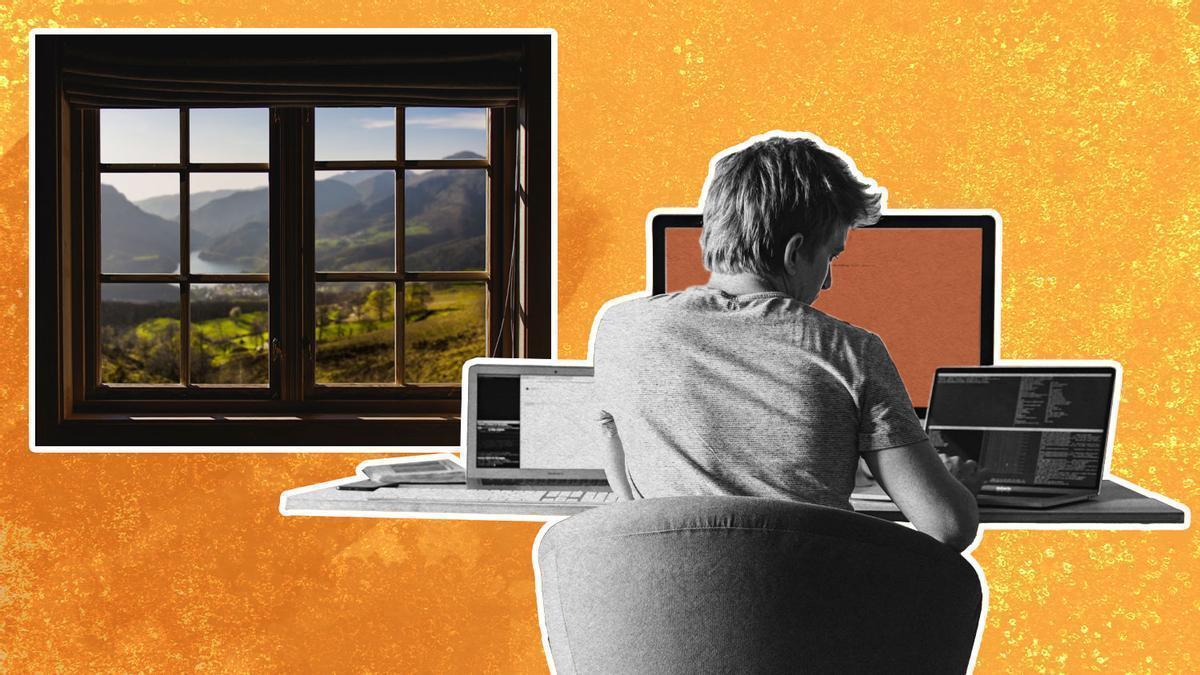 Se hacen una casa en Siero para teletrabajar y no logran contar con un enganche a internet.