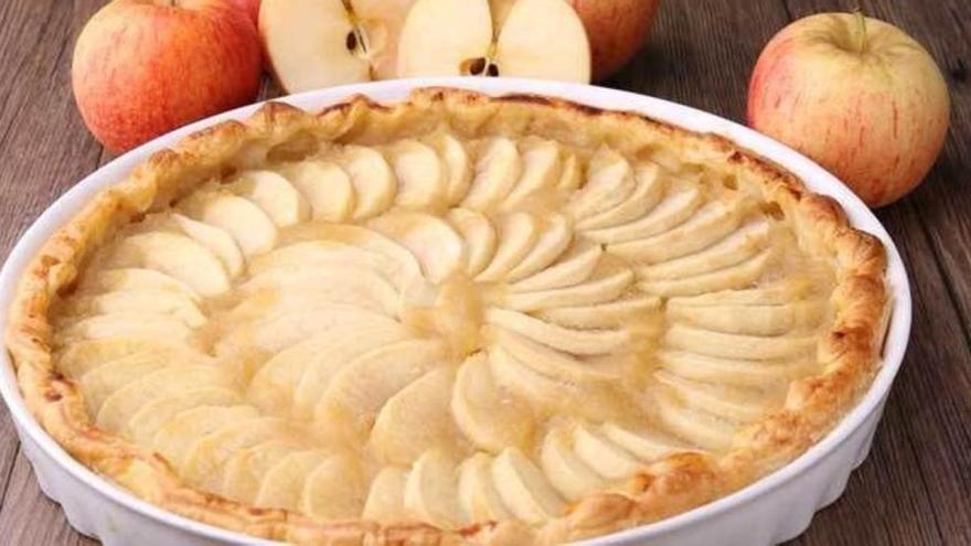 Una tarta de manzana que se hace en 10 minutos y con la que sorprender a tus invitados