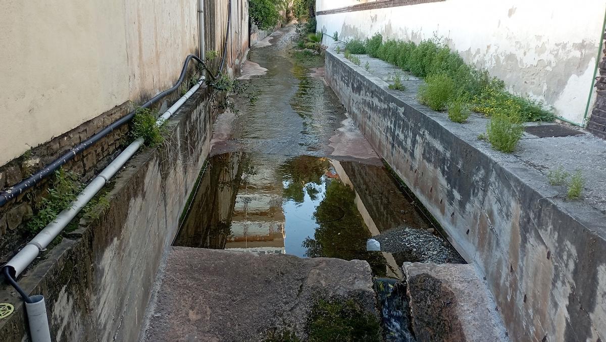 Otra vista del arroyo del Café, en Bellavista, el pasado 30 de marzo.