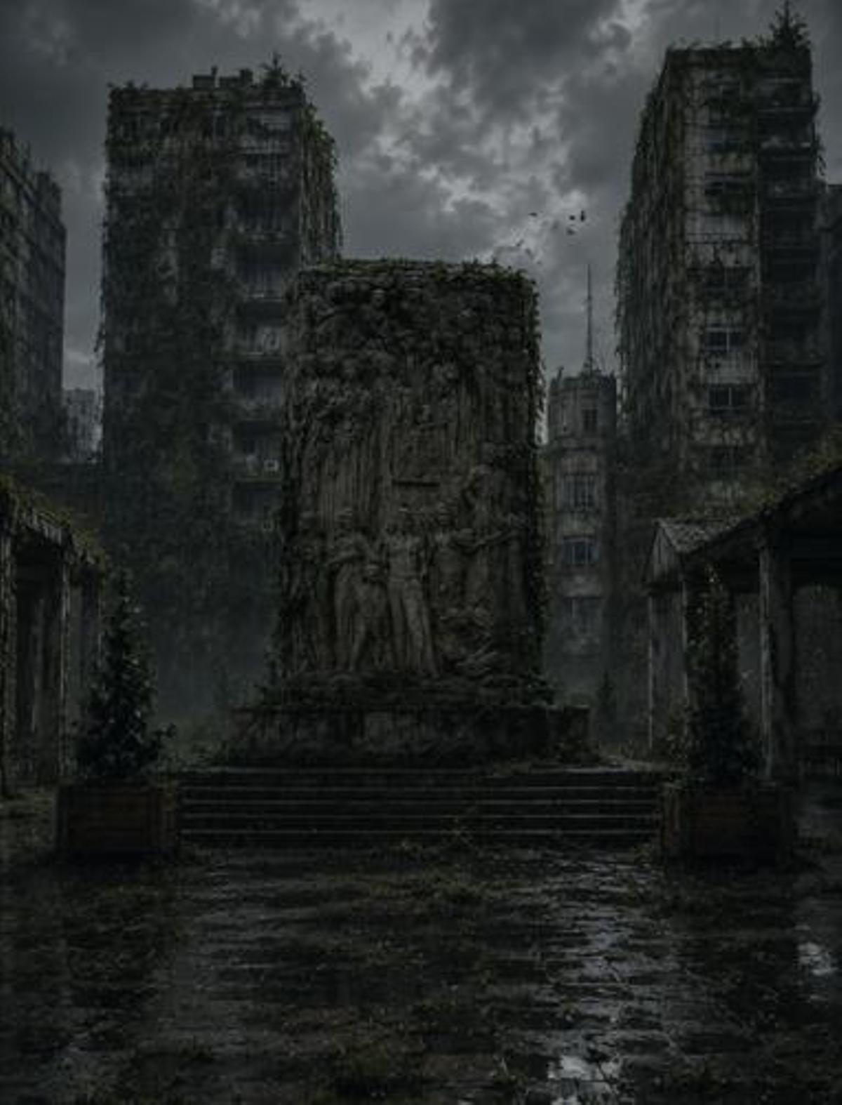 Imagen de la Plaza Santa Clara recreada en el vídeo de Gorka.