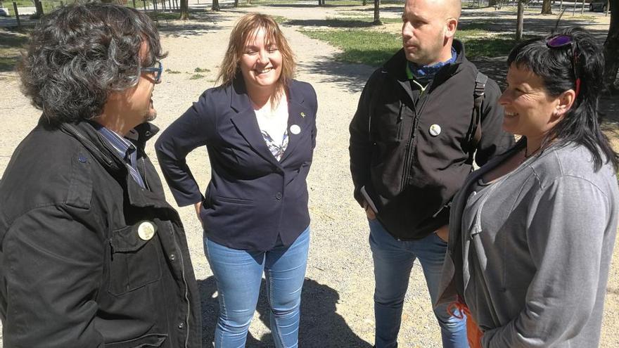 Agnès Lladó amb membres del seu equip.