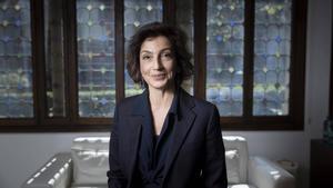 La directora general de la UNESCO, Audrey Azoulay, inaugura el Centro Internacional de Ciencias Humanas y Sociales de CaixaForum Macaya.