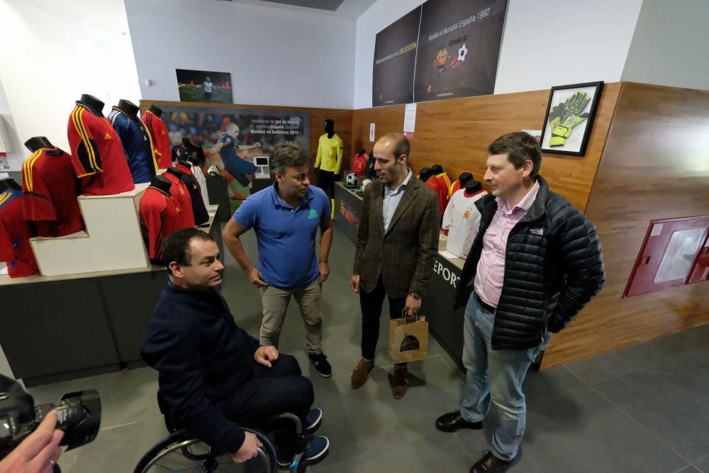 Inauguración del museo del deporte en Mieres