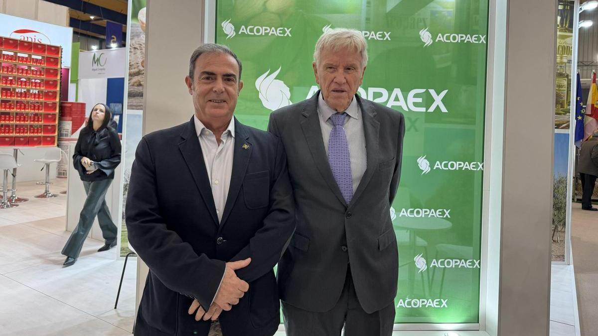 Francisco Moreno, gerente, y Domingo Fernández, presidente.