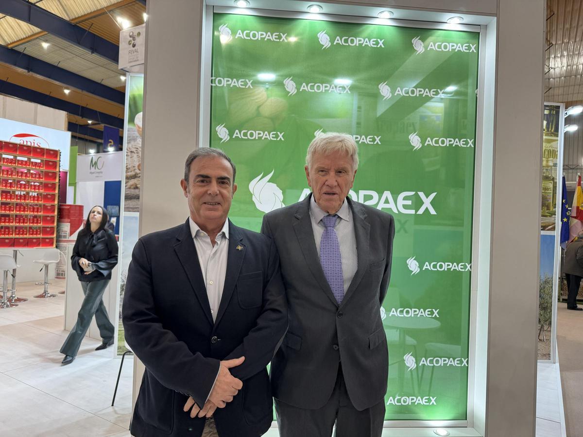 Francisco Moreno, gerente, y Domingo Fernández, presidente.