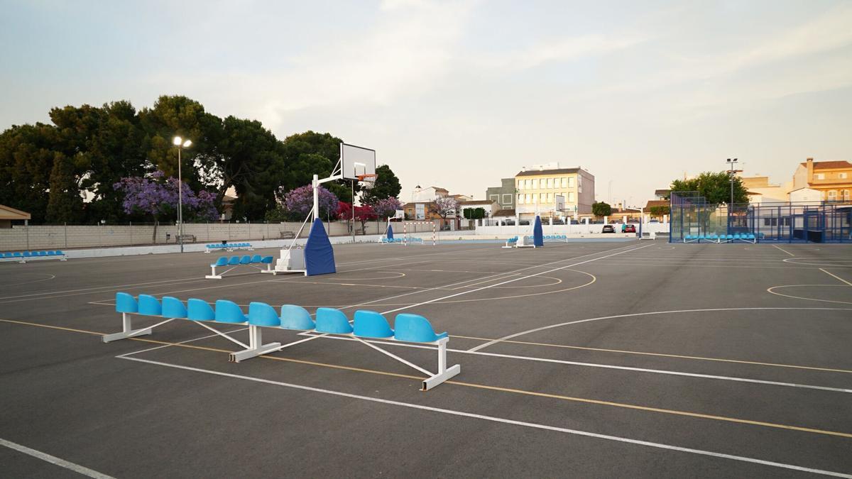 Instalaciones del polideportivo municipal de San Antonio de Benagéber.