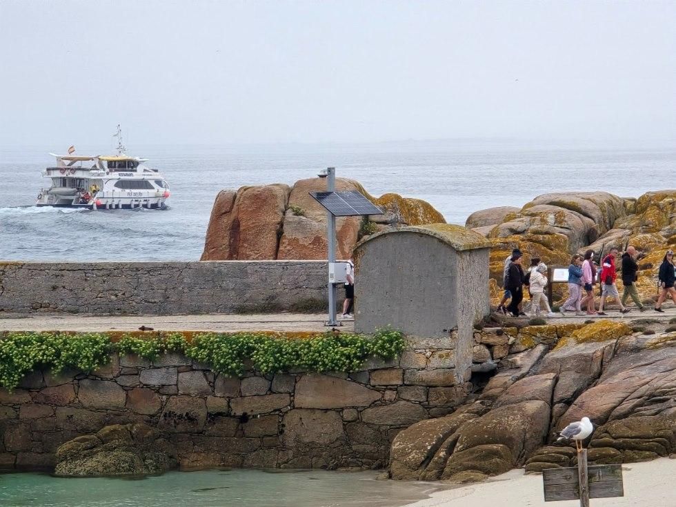 La isla de Sálvora, una de las joyas del Parque Nacional de las Islas Atlánticas de Galicia.