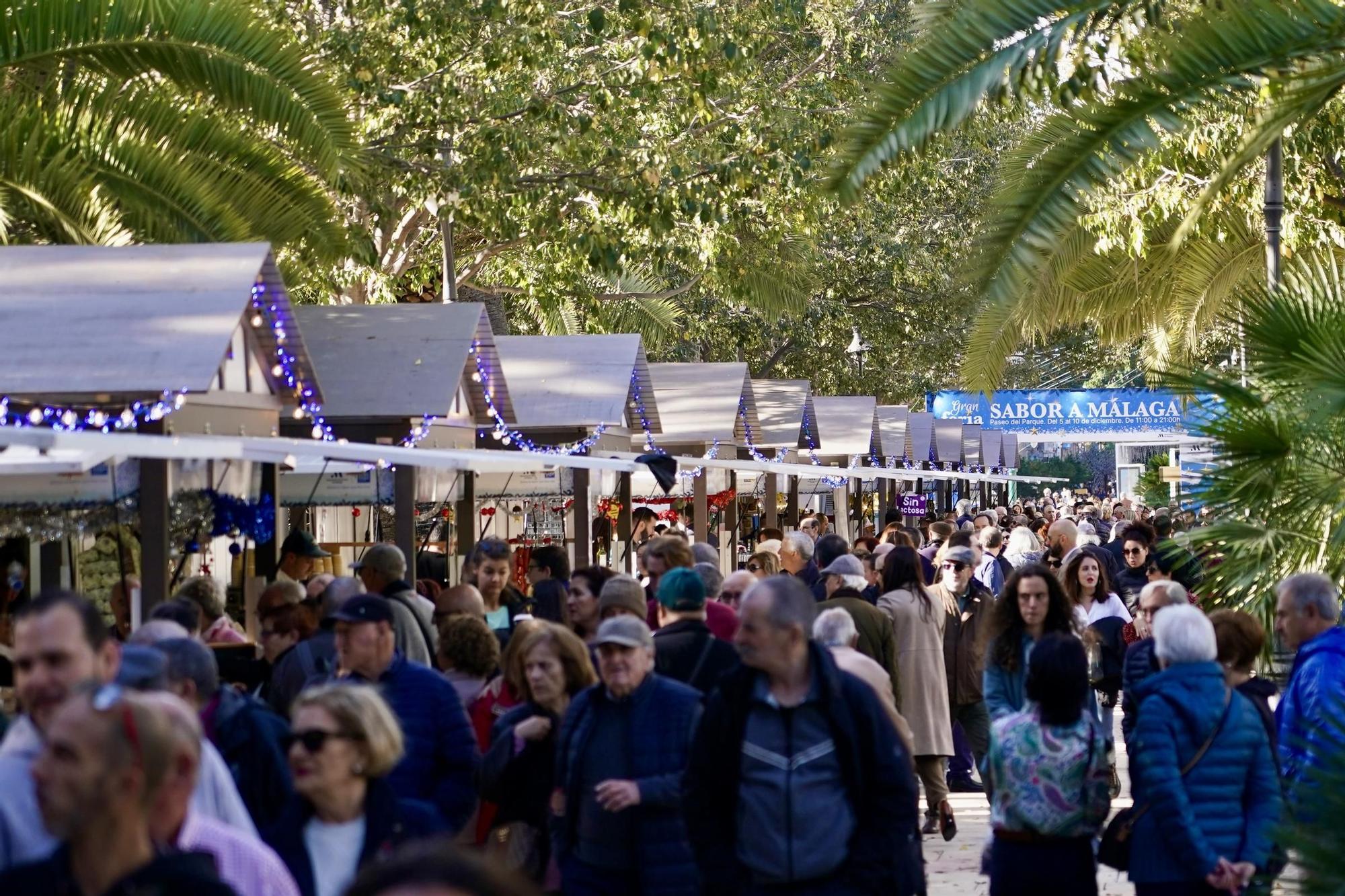 El Málaga CF visita la feria Sabor a Málaga