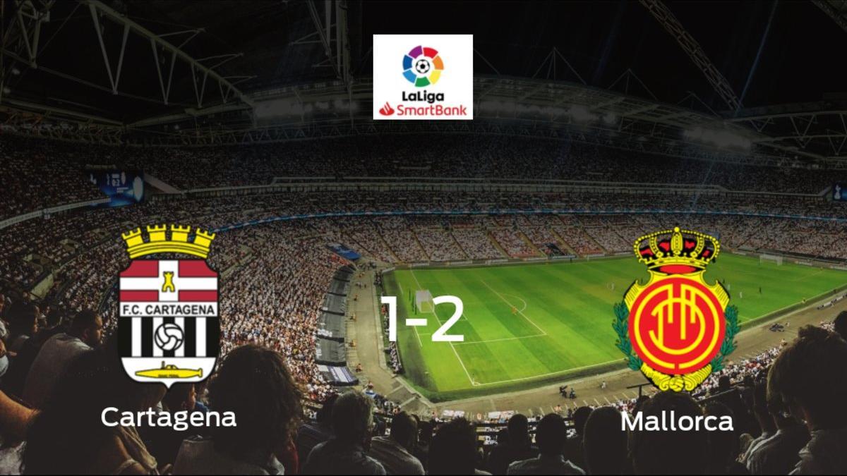 El Mallorca gana 1-2 al Cartagena y se lleva los tres puntos