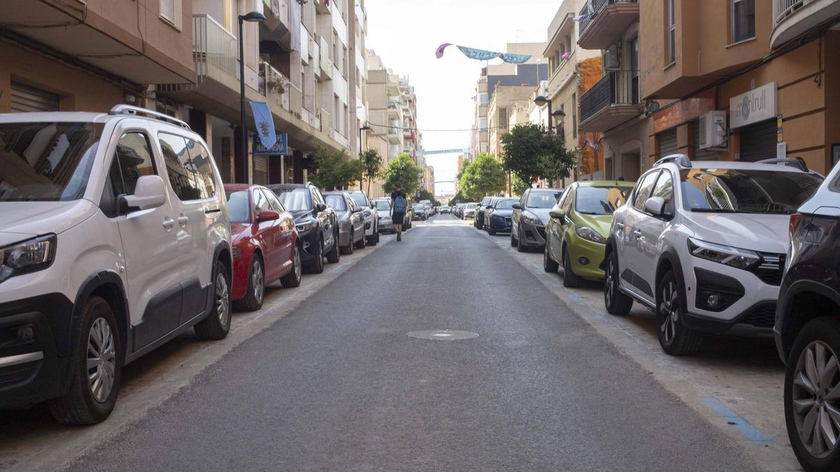 Una calle de Algemesí, en una imagen de archivo.