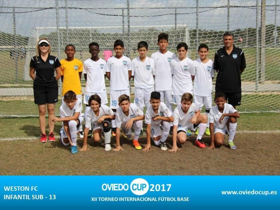 Algunos de los equipos que participan en la Oviedo Cup